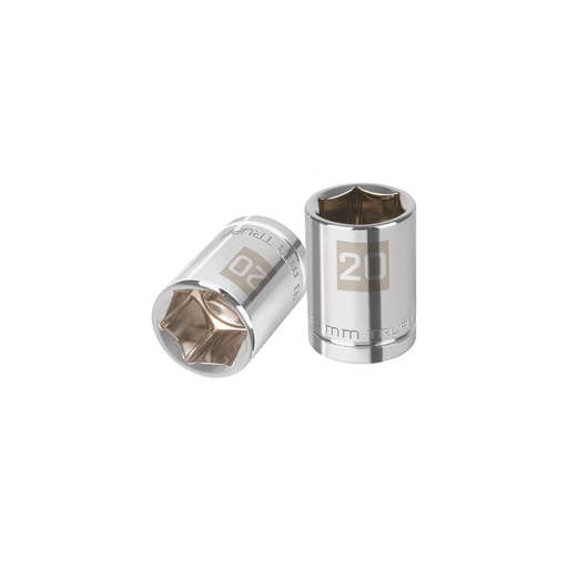 [T13270] Dado de 20 mm, 6 puntas, cuadro 1/2', Truper - Pag 154