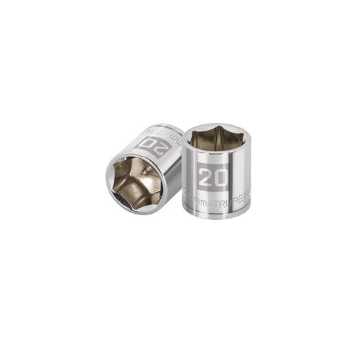 [T13684] Dado de 20 mm, 6 puntas, cuadro 3/8', Truper - Pag 152