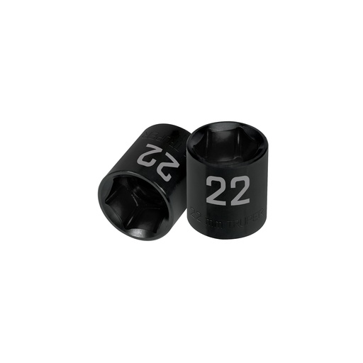 [T100895] Dado de impacto de 22 mm, 6 puntas, cuadro 1/2', Truper - Pag 162