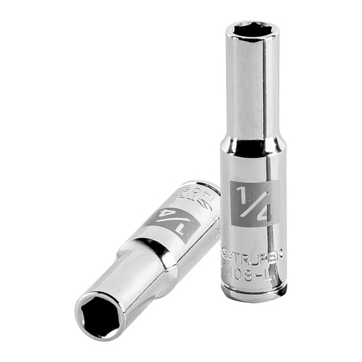 [T13182] Dado largo de 1/4', 6 puntas, cuadro 1/4', Truper - Pag 150