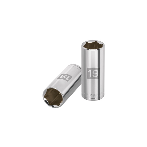 [T13779] Dado largo de 19 mm, 6 puntas, cuadro 3/8', Truper - Pag 152