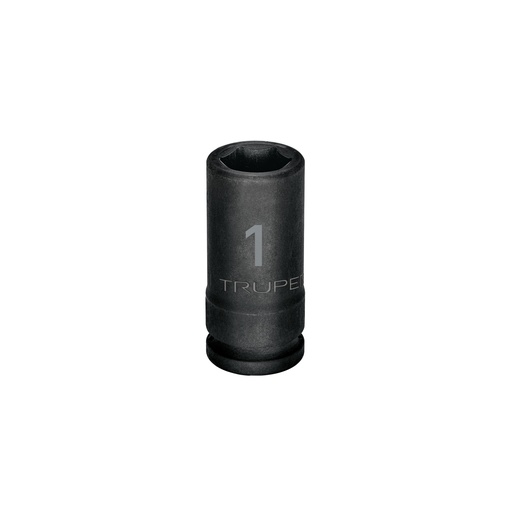 [T12434] Dado largo de impacto de 1', 6 puntas, cuadro 3/4', Truper - Pag 163