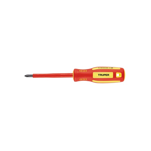 [T102241] Desarmador dieléctrico de cruz 1/4' x 4', Truper - Pag 166