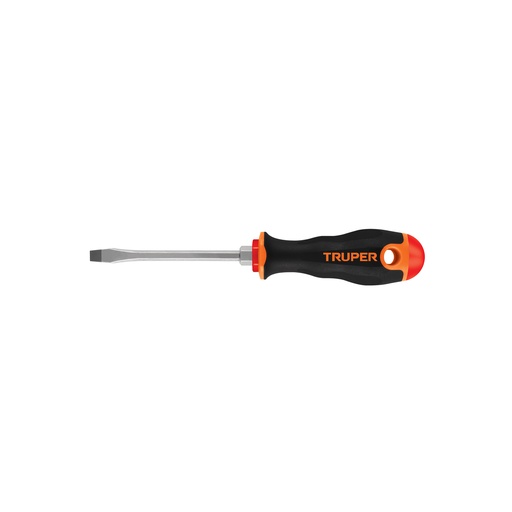 [T13998] Desarmador plano 1/4' x 4' mango Comfort Grip, Truper - Pag 164