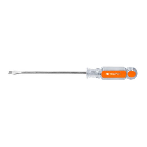 [T13999] Desarmador plano 1/4' x 6' mango de acetato, Truper - Pag 165