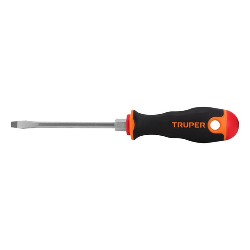 [T13992] Desarmador plano 3/16' x 4' mango Comfort Grip, Truper - Pag 164