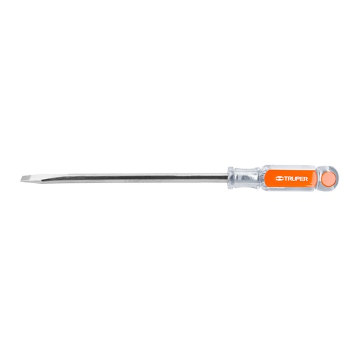 [T14008] Desarmador plano 3/8' x 8' mango de acetato, Truper - Pag 165