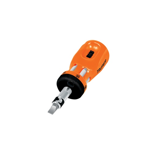 [T18193] Desarmador tipo trompo con matraca y 6 puntas dobles, Truper - Pag 171