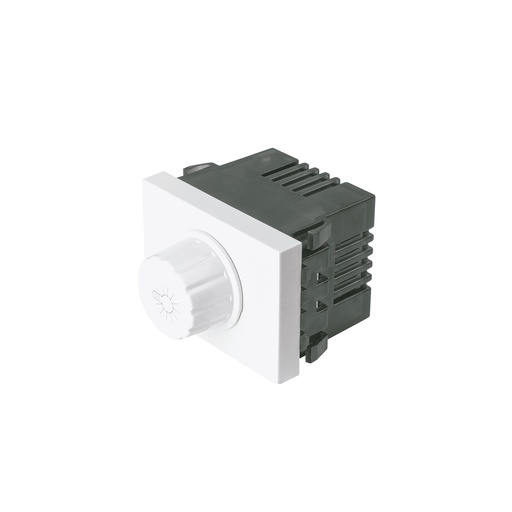 [T47054] Dimmer giratorio, 1.5 módulos, línea Española, color blanco - Pag 528