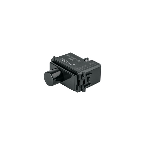 [T47612] Dimmer giratorio, línea Italiana, color negro, Volteck - Pag 520