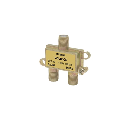 [T48475] Divisor coaxial de 1 entrada y 2 salidas, Volteck - Pag 514