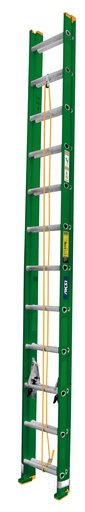 [A116958] Escalera de extensión fibra de vidrio de 24 peldaños, TIPO II-profesional