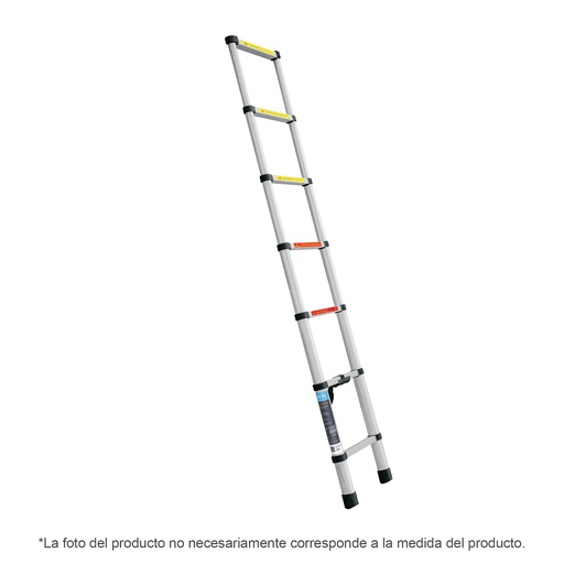 [T101904] Escalera telescópica,13 peldaños, tipo II, capacidad 102kg - Pag 193