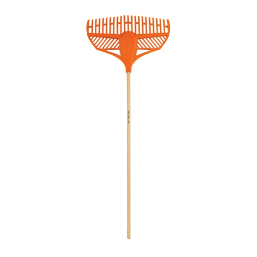 [T11107] Escoba plástica para jardín, flexible, 23 dientes, mango 48' - Pag 196