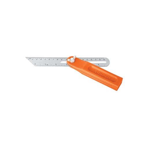 [T14382] Escuadra falsa d/acero inoxidable 19cm / 6' con mango de ABS - Pag 199