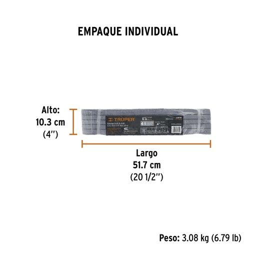 [T17878] Eslinga ojo a ojo de 4' x 8 m, Truper - Pag 28