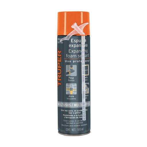 [T10920] Espuma expansiva de 500 ml, Truper - Pag 203