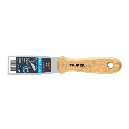 [T14447] Espátula flexible 1' con mango de madera, Truper - Pag 200