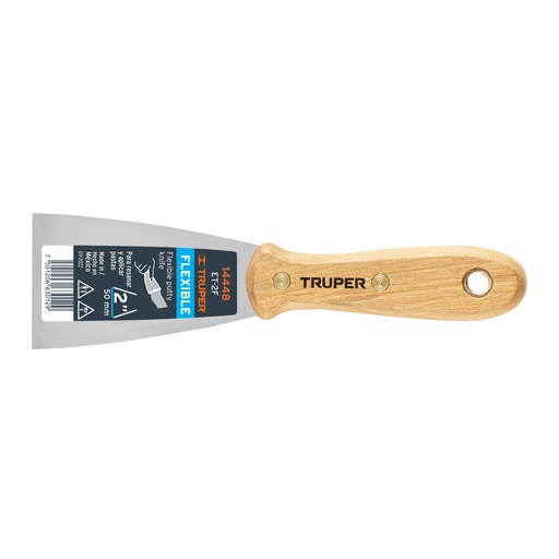 [T14448] Espátula flexible 2' con mango de madera, Truper - Pag 200