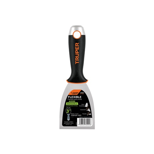 [T15851] Espátula flexible 3' acero inox. mango Comfort Grip, Expert - Pag 200