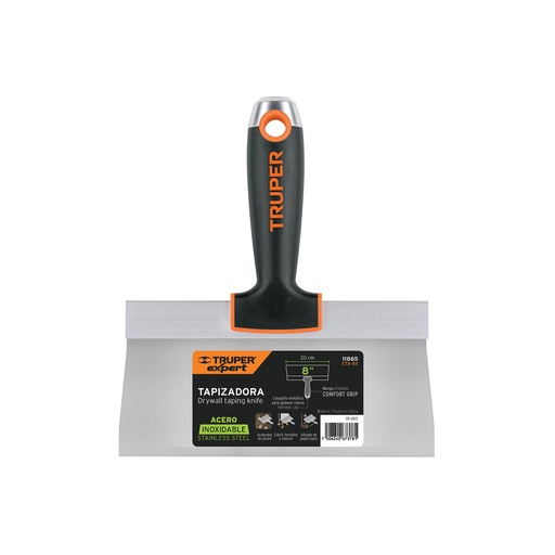 [T11865] Espátula tapizadora de 8' acero inoxidable, Truper Expert - Pag 201