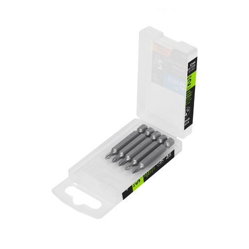 [T12144] Estuche con 5 puntas de cruz PH0 largo 2', Truper Expert - Pag 419