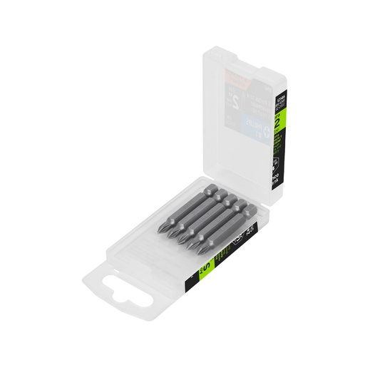 [T12146] Estuche con 5 puntas de cruz PH1 largo 2', Truper Expert - Pag 419