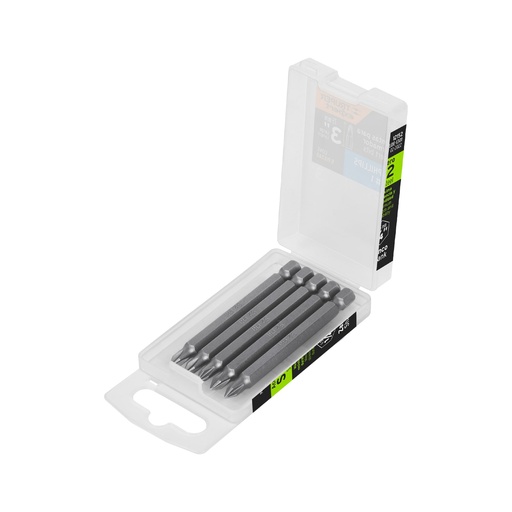 [T12152] Estuche con 5 puntas de cruz PH1 largo 3', Truper Expert - Pag 419