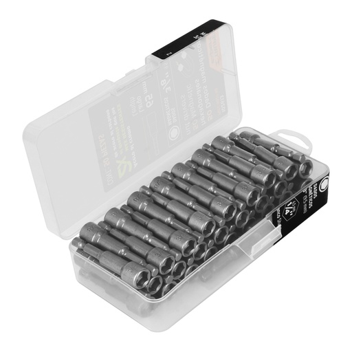 [T102613] Estuche con 50 dados magnéticos de 3/8' largo 2-1/2', Expert - Pag 424