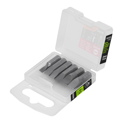 [T100505] Estuche con 6 puntas planas combinadas largo 1', Expert - Pag 420