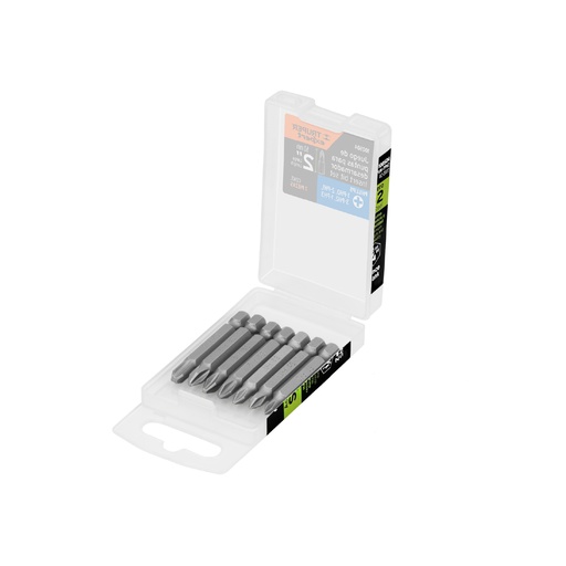 [T100504] Estuche con 7 puntas de cruz combinadas largo 2', Expert - Pag 420
