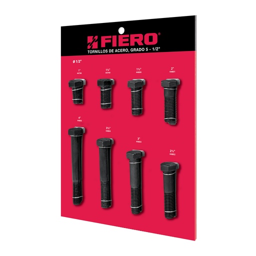 [T55700] Exhibidor Fiero de tornillos #3, grado 5 - Pag 762, 812