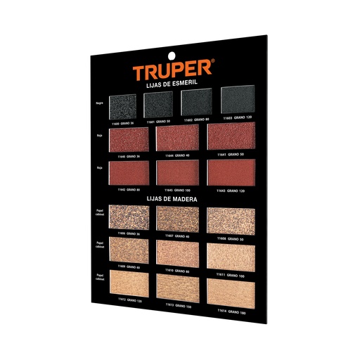 [T55560] Exhibidor Truper de lijas de madera - Pag 512, 808