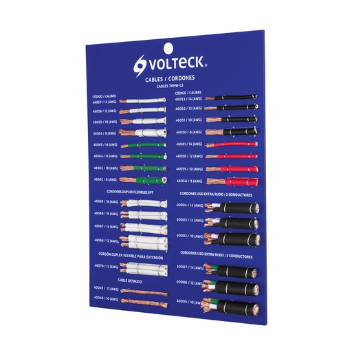 [T55886] Exhibidor Volteck de cables y cordones - Pag 579, 809