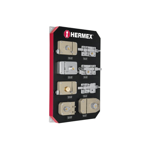 [T56363] Exhibidor con cerraduras, Hermex - Pag 786, 812