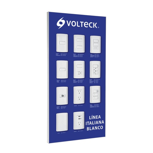 [T57063] Exhibidor línea italiana blanco Volteck - Pag 523, 808