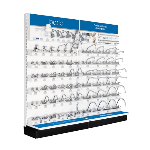 [T55975] Exhibidor tipo góndola, Foset Basic - Pag 619, 732, 811