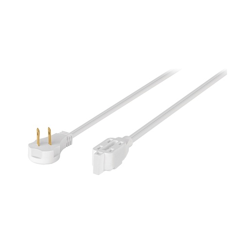 [T48036] Extensión eléctrica doméstica 10 m blanca con clavija plana - Pag 554