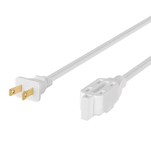 [T40153] Extensión eléctrica doméstica 4 m blanca con clavija recta - Pag 554