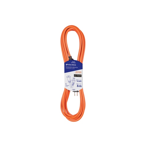 [T40189] Extensión eléctrica uso rudo 6m 2x16 AWG para 1 clavija - Pag 553