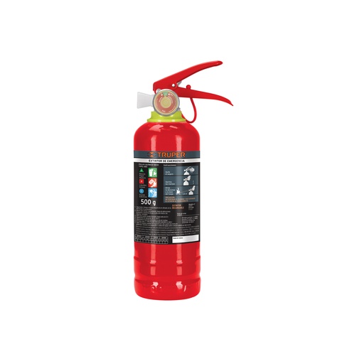 [T101172] Extintor portátil recargable 0.5 kg, polvo tipo ABC, Truper - Pag 464