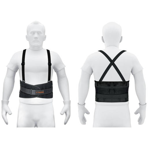 [T14217] Faja lumbar con tercer cinturón, talla G, Truper - Pag 451
