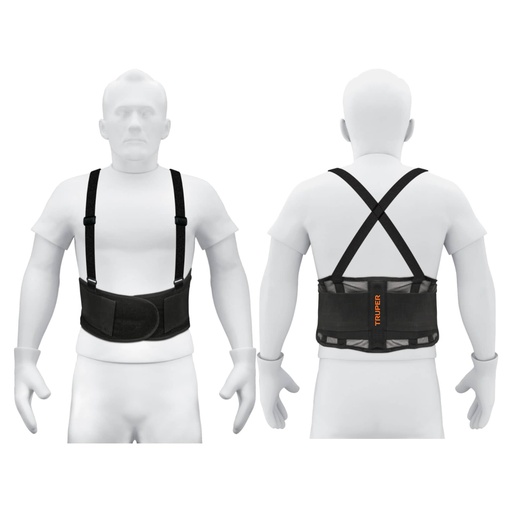 [T11964] Faja lumbar de malla transpirable, talla CH, Truper - Pag 451