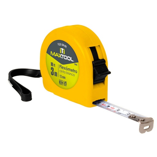 [A301611] Flexometro de 3 mts color amarillo