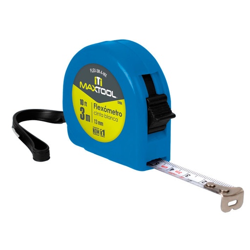 [A301613] Flexometro de 3 mts color azul