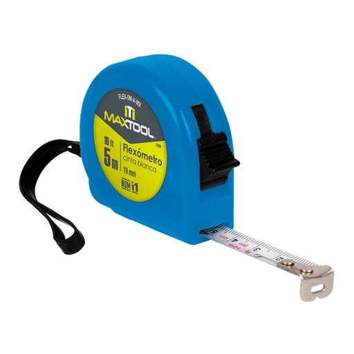 [A301616] Flexometro de 5 mts color azul