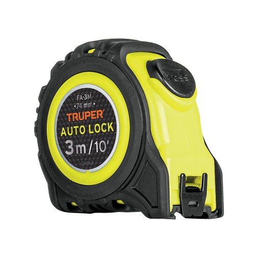 [T10746] Flexómetro Auto-Lock contra impactos 3 m cinta 16 mm, Truper - Pag 207