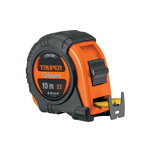 [T14582] Flexómetro Gripper contra impactos 10 m cinta 32 mm, Truper - Pag 207