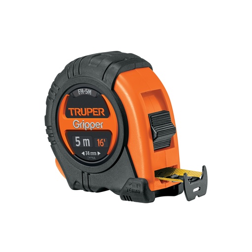 [T14578] Flexómetro Gripper contra impactos 5 m cinta 19 mm, Truper - Pag 207