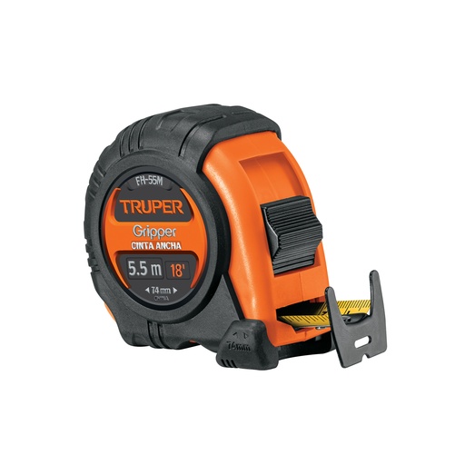 [T14613] Flexómetro Gripper contra impactos 5.5 m cinta 25 mm, Truper - Pag 207